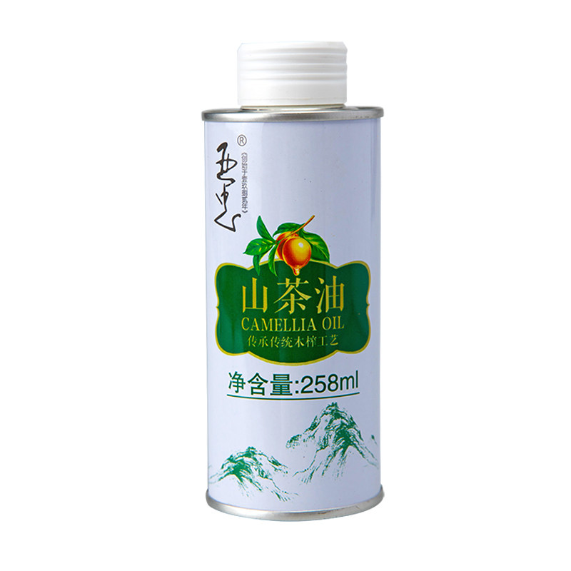 亚忠木榨山茶油258ml小瓶