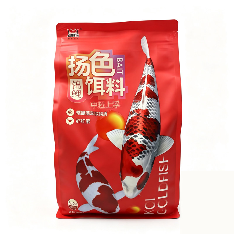 超鼎极红锦鲤金鱼色扬专用粮