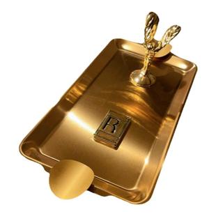 小金人土豪金轻奢烟灰缸雪茄缸烟缸茶几办公桌面个性潮流装饰摆件