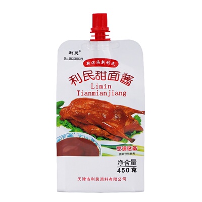 天津利民甜面酱450g家用0添加
