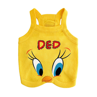 宠物衣服狗狗针织无袖贴身家居服超小体韩版马尔济斯西施犬约克夏