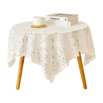 蕾丝桌布免洗棉麻布艺餐桌盖巾