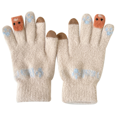 手套女冬季2025加绒加厚骑行