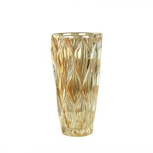 花瓶玻璃透明摆件客厅插花高级感餐桌家用水养鲜花百合玫瑰康乃馨