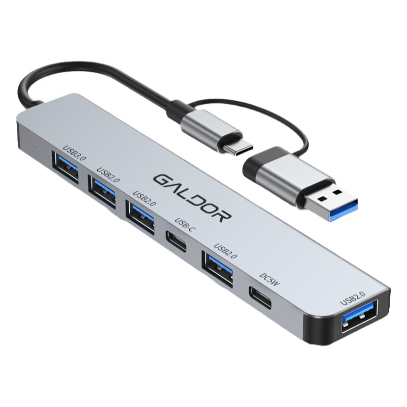 USB-c扩展坞集线器多功能多口