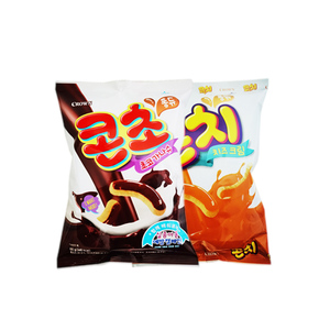 韩国进口克丽安巧克力膨化条66g