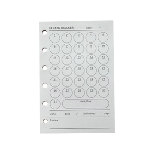 手帐本a7内芯活页替芯纸时间轴横线空白睡眠周月计划加厚三折内页