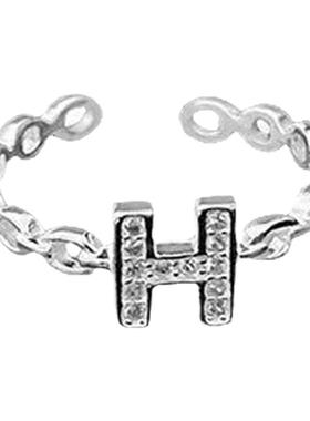 爱马家戒指纯银韩国女性