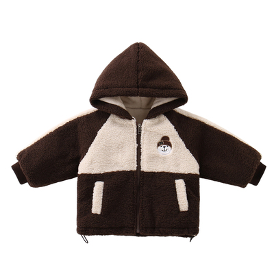 男童毛毛衣冬季外套2025新款儿童