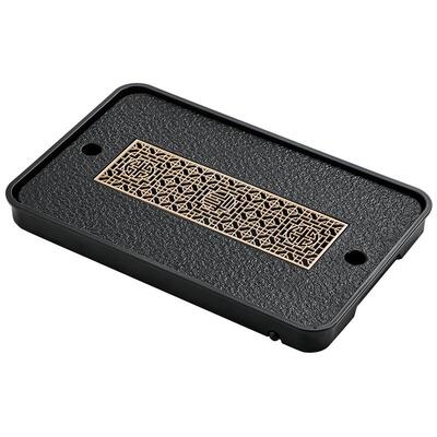 高档仿乌金石茶海小型茶盘家用茶托盘2024新款客厅茶具干泡小茶台