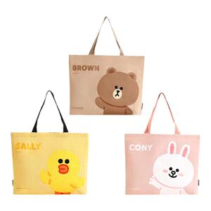 LINE FRIENDS帆布包女学生手提袋补课帆布袋补课布袋子通勤包拎包