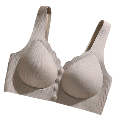 赛芬乳胶无痕背心式前扣哺乳内衣