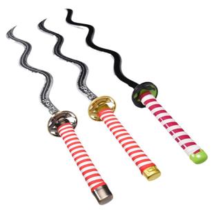 鬼灭之刃COS刀 蛇柱武器日轮刀伊黑小芭内动漫装备道具木制未开刃