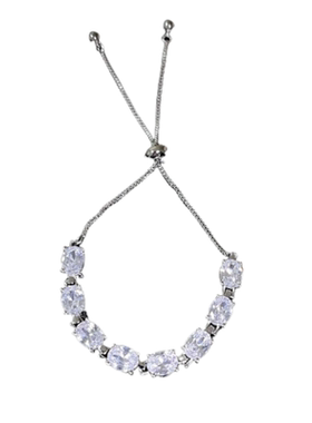 霜花蝴蝶宝石手镯 幻境泡泡 镀18K金 蝴蝶结锆石手链 组合