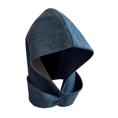 韩版连帽围巾一体保暖加大版型