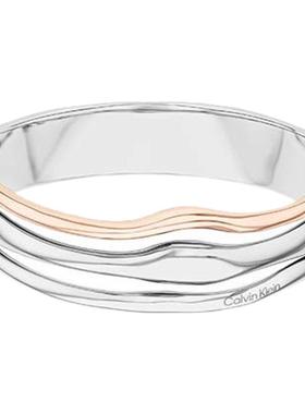 CalvinKlein正品双色简约手镯女