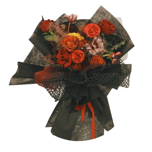 情人节新款牛奶棉内衬纸花束包花绵纸花纸无纺布鲜花包装纸材料