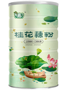 嘉力无蔗糖方便正宗600g桂花藕粉