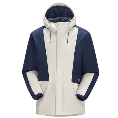 骆驼夹棉冲锋衣男女2025春新款硬壳外套防风防水进藏棉服登山服