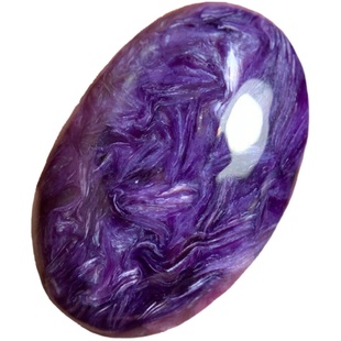 天然紫龙晶戒面裸石老矿料蛋面原石镶嵌戒指吊坠耳钉非舒俱来