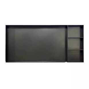 可定制洞洞板电视壁龛不锈钢金属电视背景墙嵌入式置物架