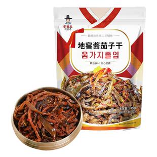 李窖主酱茄子干辣椒咸菜延边朝鲜族酱菜辣椒咸菜东北酱茄子下饭菜