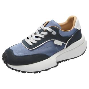 [城市冒险]莱尔斯丹YOUNG厚底增高拼色休闲阿甘德训鞋女鞋5M55801