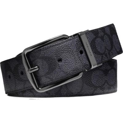 【礼物】COACH/蔻驰奥莱男士HARNESS针扣可裁剪双面腰带，38MM