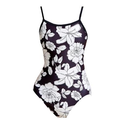 2024牡丹亭超仙纯欲风连体泳衣