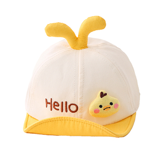 宝宝帽子男宝女宝春季薄款软檐防晒鸭舌帽婴儿外出洋气遮阳棒球帽