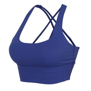 movingtime运动美背文胸背心一体式性感外穿跑步健身防震瑜伽内衣