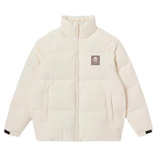 Kappa卡帕背靠背羽绒服情侣男女2026新款冬季短款面包服户外防寒