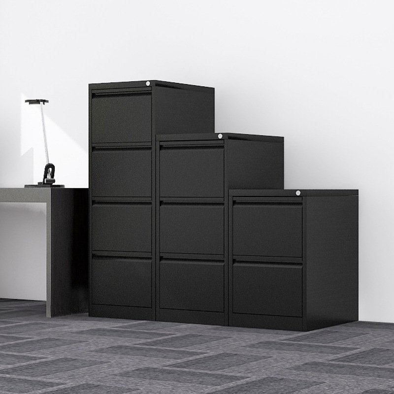 卡箱四斗宽卡挂劳柜A4纸柜三斗宽卡钢制二抽卡箱小矮柜抽屉柜批发