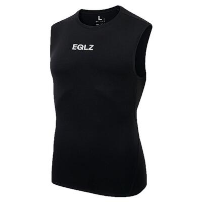 天朗足球EQLZ GHOST运动健身训练打底无袖紧身衣背心24ATG0211A