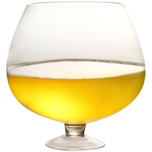 巨大超大啤酒杯网红大容量扎啤杯酒杯高脚杯大号红酒杯玻璃英雄杯