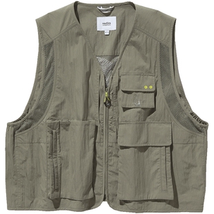 【明星同款】nautica白帆 日系中性户外肌理感工装马甲JW4133