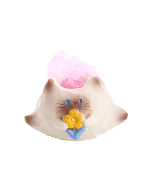 猫猫水晶盲盒桌面小摆件生日礼物