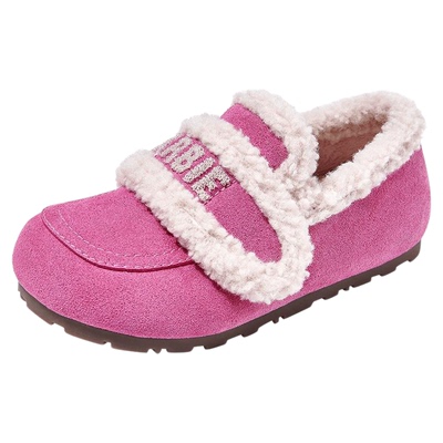 芭比童鞋女童二棉鞋2025新款