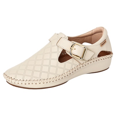 Pikolinos派高雁西班牙26年新款牛皮一字式扣带休闲鞋PS261147