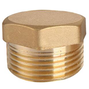 全铜4分6分内丝外丝堵头外牙堵帽四分水管角阀闷头水龙头堵塞盖帽