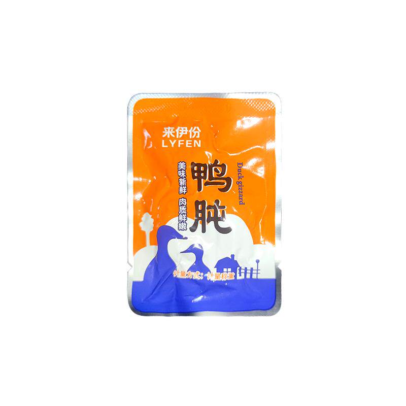 来伊份鸭肫500g香辣肉类真空包装