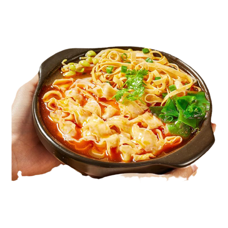 宛禾砂锅刀削面河南特产砂锅土豆粉手擀面条方便速食夜宵拉面泡面