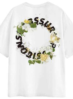 Iconslab花卉短袖休闲