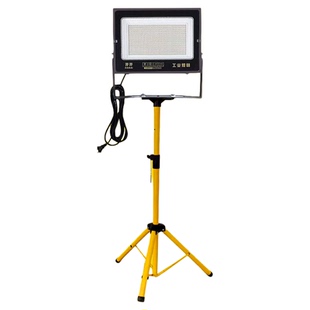 移动便携LED工作灯防水落地三脚支架投射灯户外照明工地修车专用