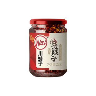 川娃子香酥油辣椒230g四川油泼辣子红油辣椒口水鸡凉拌菜调料家用