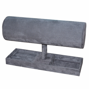 绒布头箍架发箍收纳架桌面耳钉耳环收纳盒发带陈列摆摊首饰展示架