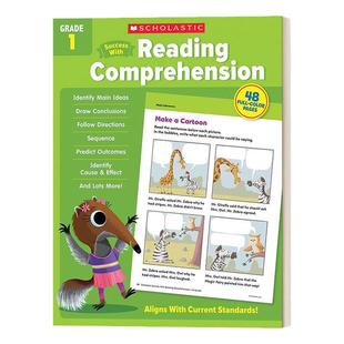 学乐成功系列阅读理解练习册 英文原版 Scholastic Success with Reading Comprehension Grade 1 一年级 英文版 进口英语原版书
