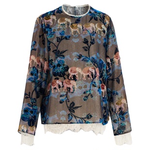 宫小妍【天象合一】桑蚕丝新中式假俩件秋冬上衣5071566