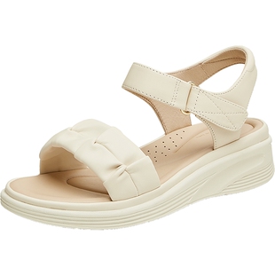 Tata他她休闲厚底凉鞋女鞋舒适法式气质凉鞋2024夏季新款7AP01BL4