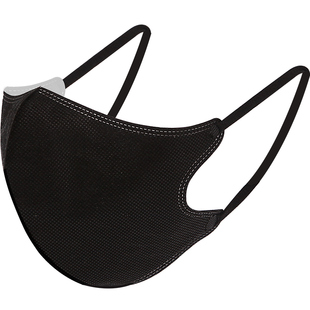 颐品口罩3d立体一次性防尘个性透气女神活性炭男黑色显脸小高颜值